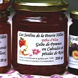 100 (2)  confiture avec des pétales de rose et gelée de lavande au vin moelleux